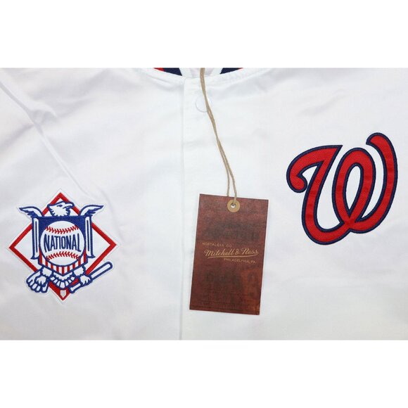 Mitchell & Ness Washington Nationals MLB City Collection Satin Men's Jacket NWT - Picture 4 of 6
